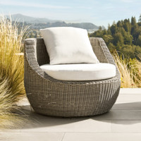 Chaise de canne d'extérieur de haute qualité à bas prix Chaises de canapé en rotin tissé en osier de PVC Meubles tous temps