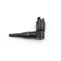 HXB13 90 Degree Right Angled Fiber Optic Expanded Beam Connector for 5G FTTX Applications IP68 Waterproof 2/4 Cores Rugged
