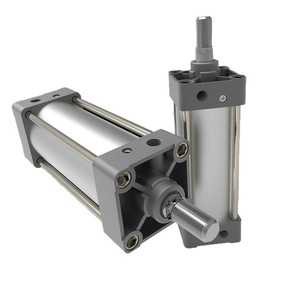 กระบอกลมมาตรฐาน Ruilang Pneumatics รุ่น Mbb Mdbb 32 40 50 63 80 100 25 50 75 100 125 1000 แบบสองทาง ตัวกระบอกทำจากอะลูมิเนียม พร้อมเกลียว - Product Image 2