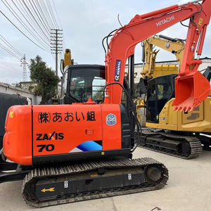 Mini excavatrice Hitachi d'occasion de haute qualité ZX35 ZX55 ZX70 ZX60 à vendre moteur Isuzu d'origine Shanghai Japon 6 tonnes poids en fonctionnement - Product Image 1
