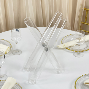 Cheap Glass <strong>Vase</strong> 3 Pcs Set High Quality Wedding Decoration Supplies Clear Cylinder <strong>Flower</strong> Stand - Product Image 4
