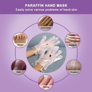 Guantes de Cera de Parafina Antienvejecimiento con Lavanda para el Cuidado de las Manos, Reparación, Hidratación y Mascarilla - Product Image 4