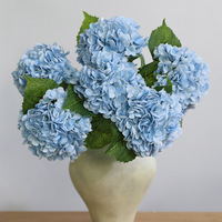 L-R074 Groothandel Hoge Kwaliteit Real Touch Hydrangea, Kunstbloemen voor Bloemstukken, Huis- & Bruiloftdecoratie