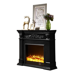Chimenea eléctrica LED independiente pequeña de lujo, diseño <span class=keywords><strong>Kamin</strong></span>, troncos decorativos de Control remoto para sala de estar, hogar Foshan - Product Image 5