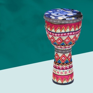 Tambour africain de 8/10 pouces en ABS/PVC pour enfants, instrument de percussion, djembé, tambour à main - Product Image 5