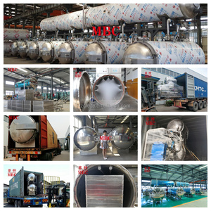 Stérilisateur <span class=keywords><strong>Autoclave</strong></span> Horizontal Industriel pour l'Emballage des Aliments en Conserve et la Transformation des Aliments - Product Image 3
