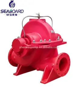 SBS250-480 high pressure fire fighting pump horizontal axially split volute casing double suction centrifugal pump