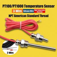 Sonde de température thermocouple K acier inoxydable étanche G1/2 filetage fixe OEM capteur PT100 personnalisable résistance thermique