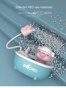 Bechotoy Jouet de Bain Interactif Mignon Cochon en Plastique ABS avec Fonction de Pulvérisation <span class=keywords><strong>d</strong></span>'<span class=keywords><strong>Eau</strong></span> pour Bébé et Pommeau de Douche - Product Image 6