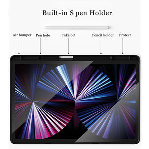 Funda de cuero magnética para Samsung Galaxy Tab S10 Plus S9 + 12,4 '', funda con soporte triple para S10 Plus, carcasa trasera de TPU, portalápices - Product Image 6