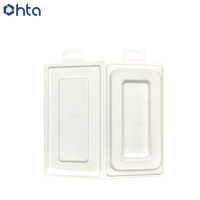 Plateau en pulpe moulée sur mesure 100 % biodégradable pour écouteurs Bluetooth TWS – Emballage électronique idéal en boîte de pulpe – Vente en gros