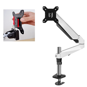 Meisonic gm212 Bảng kẹp màn hình cánh tay hợp kim nhôm khí mùa xuân Chiều cao có thể điều chỉnh 8KGS trọng lượng công suất trắng 27 "Màn hình - Product Image 6