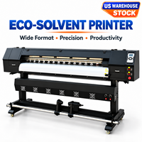 Imprimante éco-solvant grand format 1900 mm pour impression de bannières, stock entrepôt US