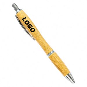 Bolígrafos de Bambú Portátiles con Serigrafía Personalizada - Regalo Promocional Ecológico con Logotipo, Venta al Por Mayor, Diseño Único - Product Image 1