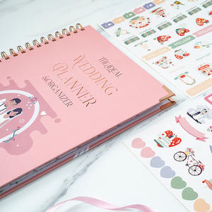 Wedding Planner transfrontaliero all'ingrosso Notebook rilegato a spirale in pelle A3 libro universale di pianificazione del matrimonio - Product Image 2