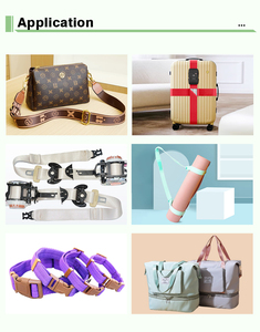 Tùy chỉnh Nylon dệt <span class=keywords><strong>Jacquard</strong></span> dây đeo vải băng <span class=keywords><strong>Jacquard</strong></span> Logo tái chế Nylon dệt vải ban nhạc cho túi thắt lưng - Product Image 6