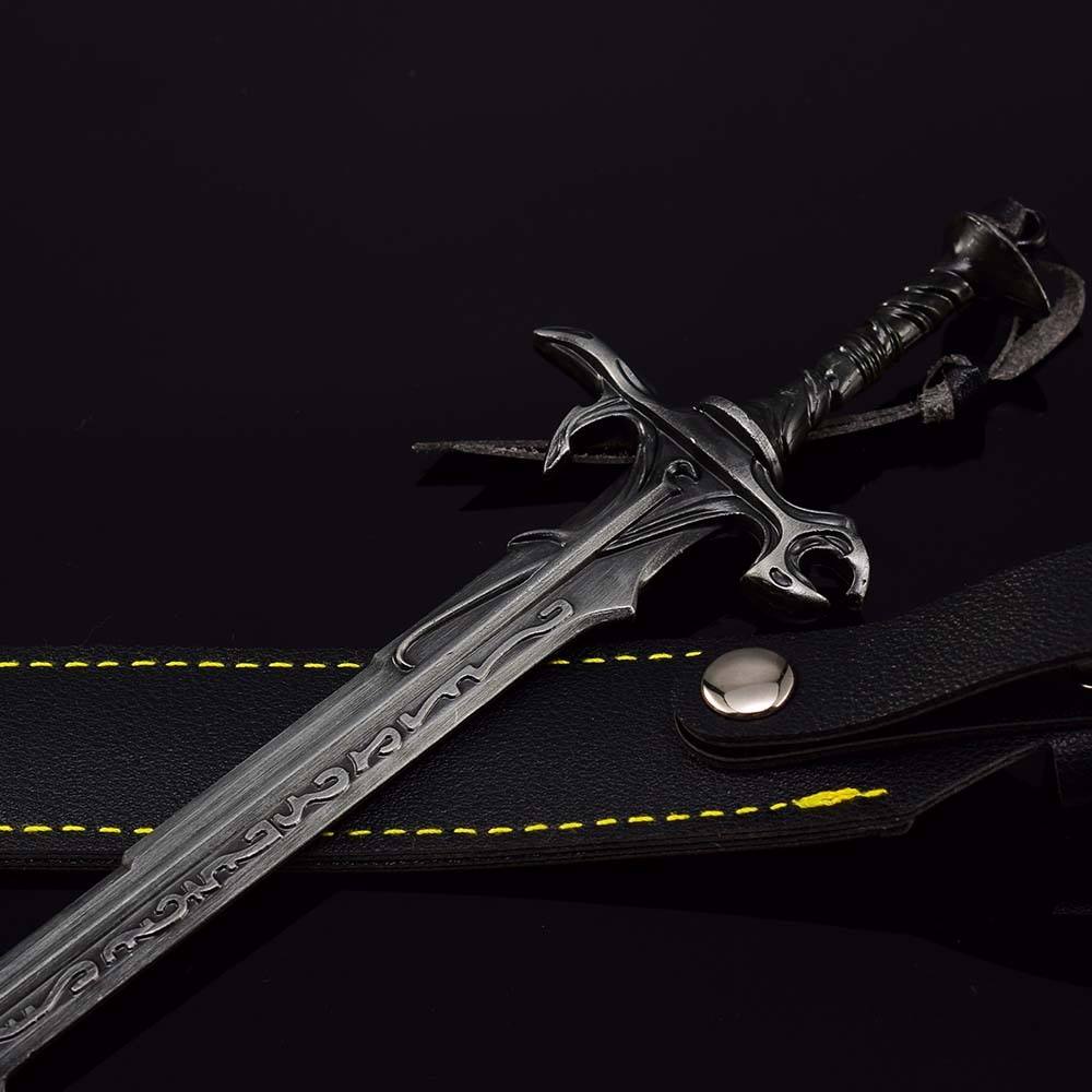 Ancient Nord Sword Eduj - 22cm Forged Steel Replica & Leather Sheath