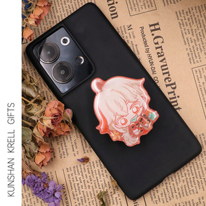 Kunshan <span class=keywords><strong>Krell</strong></span> Vente en gros de breloques de jeu d'anime en acrylique, support de téléphone portable personnalisé avec logo personnalisé, support de téléphone portable promotionnel - Product Image 1