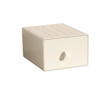 Tiroir en plastique organisateur bureau organisateur salle de bain boîte de rangement cosmétique empilable école maison bureau organisateur blanc