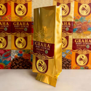 Bolsas de Café Personalizadas con Impresión, Laminadas Brillantes, con Refuerzo Lateral, Herméticas, Reutilizables, Resistentes a la Humedad, para Alimentos para Mascotas, Chicle y Comida - Product Image 3