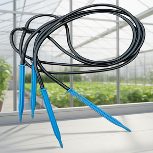Kit d'irrigation goutte à goutte de haute qualité en Chine, 50 pièces, 50 cm, avec raccords de tuyaux PE pour serres et cultures maraîchères - Product Image 1