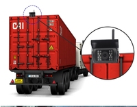 Système de caméra de recul sans fil à écran large TFT LCD de 9 "Système de caméra DVR étanche 30M Système de caméra de camion de travail pour camion