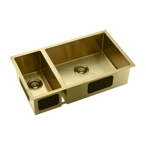 Mouhoti อ่างล้างจานสีโรสโกลด์ fregadero de cocina <span class=keywords><strong>tarja</strong></span> fregadero acero INOX บ้านและห้องครัวสองชาม201/304อ่างล้างจานสแตนเลส - Product Image 4