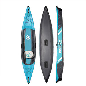 2024 Popular 14ft 2 personas asientos colorido <span class=keywords><strong>kayak</strong></span> inflable para deportes acuáticos pesca explorar Canoa/<span class=keywords><strong>Kayak</strong></span> para la venta - Product Image 3