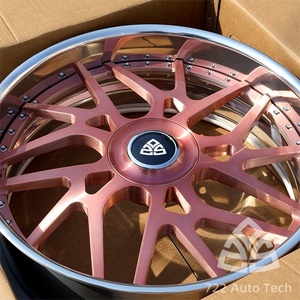 722auto Jantes forgées 2 pièces à profil profond Or Rose pour Chevrolet Impala Pontiac Oldsmobile Forgtoss Wheel, tailles 20 21 22 23 24 26 - Product Image 1