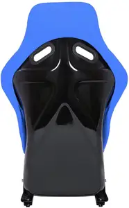 Jiabeir אוניברסלי JDM כחול שחור בד ללא Reclinable ראסינג דלי מושב זוג SPG Profi סגנון מוט עמדת מחוון