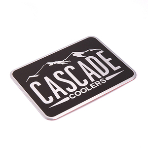 Tùy chỉnh kim loại logo nhãn dán nhãn logo làm cho logo của riêng bạn nhôm nhãn dán kim loại tag - Product Image 2