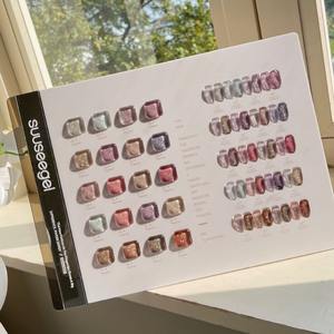 Gel de vernis à ongles UV d'exportation transfrontalière populaire 20 couleurs nuit étoilée et diamants cassés paillettes fines explosives pour les salons de manucure - Product Image 3