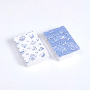 공장 직접 판매 투명 PVC 광고 포커 두 쌍 플라스틱 포커 반투명 젖빛 상자에 포커