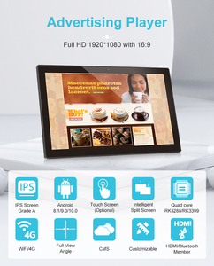 All-in-One 21.5 inch màn hình cảm ứng màn hình hiển thị thương mại Máy nghe nhạc thông minh cho quảng cáo CMS kỹ thuật số biển và hiển thị - Product Image 4