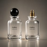 Fabricant OEM personnalisé, flacon de parfum cylindrique de 30 ml, 100 ml, flacon de parfum de 50 ml avec boîte, 3,4 FL.OZ. Flacon d'Eau de Parfum