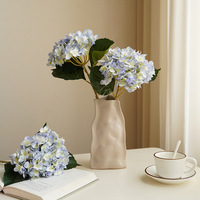 AL-5839 ZUOYI 11 Branche Artificielle Européenne Soie Tissu Hortensia Fleur Pour La Décoration De Mariage De Noël