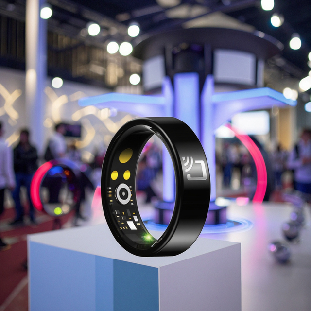 Smart Ring NFC Wearable with Fitness Monitoring Sleep Insights Wellness Tools and Activity Data