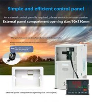 4kW VFD Penggerak Frekuensi Variabel 220V Fase Tunggal ke Tiga Fase Inverter Pengontrol Kecepatan Motor AC untuk Pompa Air