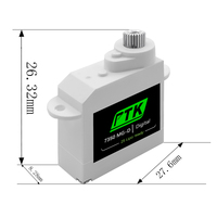 Servo numérique PTK 7350 MG-D 5,5g à engrenages métalliques pour DIY, compatible EPP F3P F3K F3L F5L, pour voiture RC et avion d'intérieur, unisexe, à partir de 14 ans