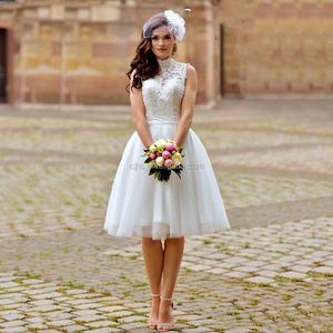 princess polly baby blue dress Lace Boho Mermaid Backless Cap Sleeve Bohemian Wedding Dresses ,MW265 –  Musebridals main image 0