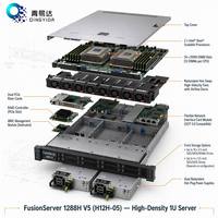 Servidor en Rack FusionServer 1288H V6/V7 1U Nuevo, 8 Unidades de Disco SSD de 2.5'', Dispositivo de Red para Virtualización Dedicada con GPU