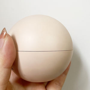 Récipient acrylique givré 15g 30g 50g 80g plastique crème pour le visage en forme de sphère - Product Image 1