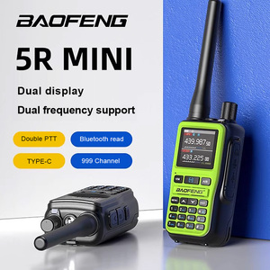 Baofeng UV-5R Mini <span class=keywords><strong>Radio</strong></span> Bidirezionale 5W, Walkie Talkie 1600mAh, Dual Band, Ricarica Type-C, Programmazione APP, <span class=keywords><strong>Radio</strong></span> per Campeggio - Product Image 4