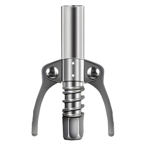 Hand Grease Gun Universal High Pressure Metal Nozzle Manual Flat Head Oil Injector Accessory - Product Image 1