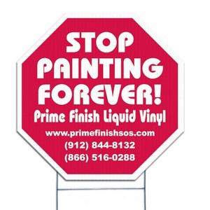 Hot-selling Good Price Waterproof Outdoor Custom Logo and Printing Corrugated <b>Plastic</b> Stop Sign Yard Signs - Product Image 1