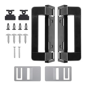 RV Refrigerator <b>Door</b> <b>Handle</b> Holder Grip For DM2672 DM2682 DM2872 DM2882 Models Black Plastic <b>Replacement</b> Kit - Product Image 4