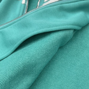 Nueva Sudadera con Capucha Premium de Estilo Urbano, con Hombros Caídos, Cierre de Cremallera, Bordado de Parches Gruesos, Forro de Satén de Algodón, Sudadera Extra Grande con Cierre - Product Image 4