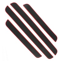 Bande de protection universelle en PVC pour seuil de porte de voiture, anti-rayures, autocollant de bienvenue, logo sportif, protection de seuil de voiture, accessoires automobiles