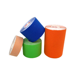 Bande <span class=keywords><strong>de</strong></span> kinésiologie sans latex en coton, bande <span class=keywords><strong>de</strong></span> soutien athlétique élastique, bande <span class=keywords><strong>de</strong></span> kinésiologie pour la physiothérapie, le sport, la course à pied et la remise en forme - Product Image 5