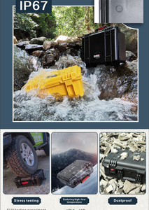 Custodia Nera Rigida Impermeabile in Plastica di Alta Qualità <span class=keywords><strong>per</strong></span> Apparecchiature di Rilevamento - Product Image 6